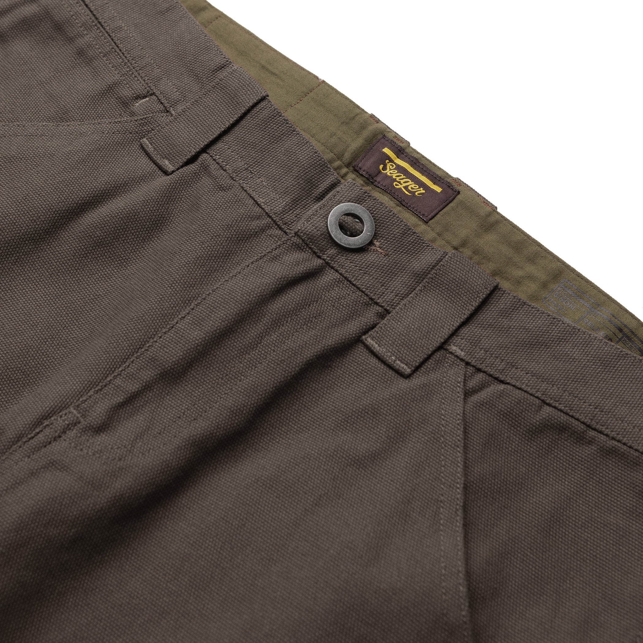 Bison Canvas Pant Darkwood
