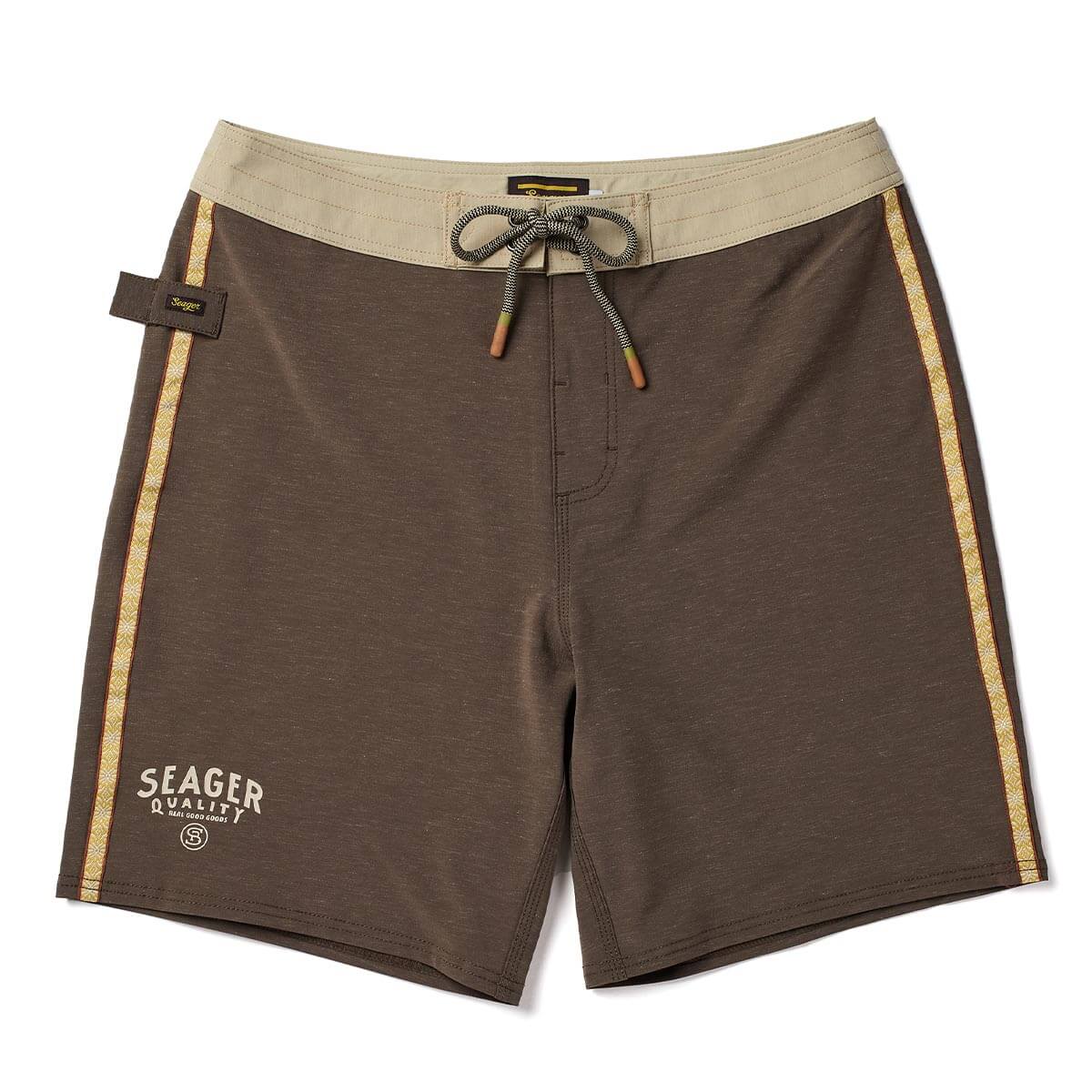 Azteca Boardshort Espresso – Seager Co.