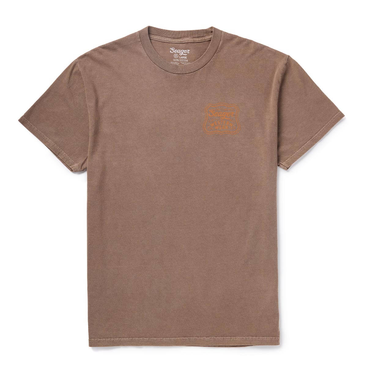 Badge Premium Tee Pigment Brown