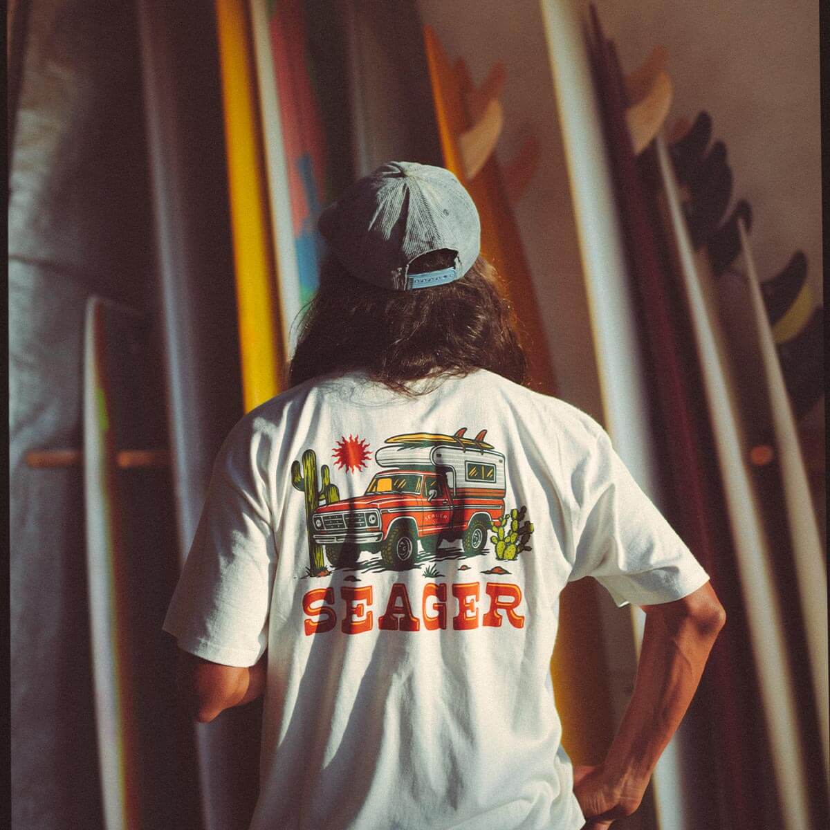 Baja Tee Vintage White – Seager Co.