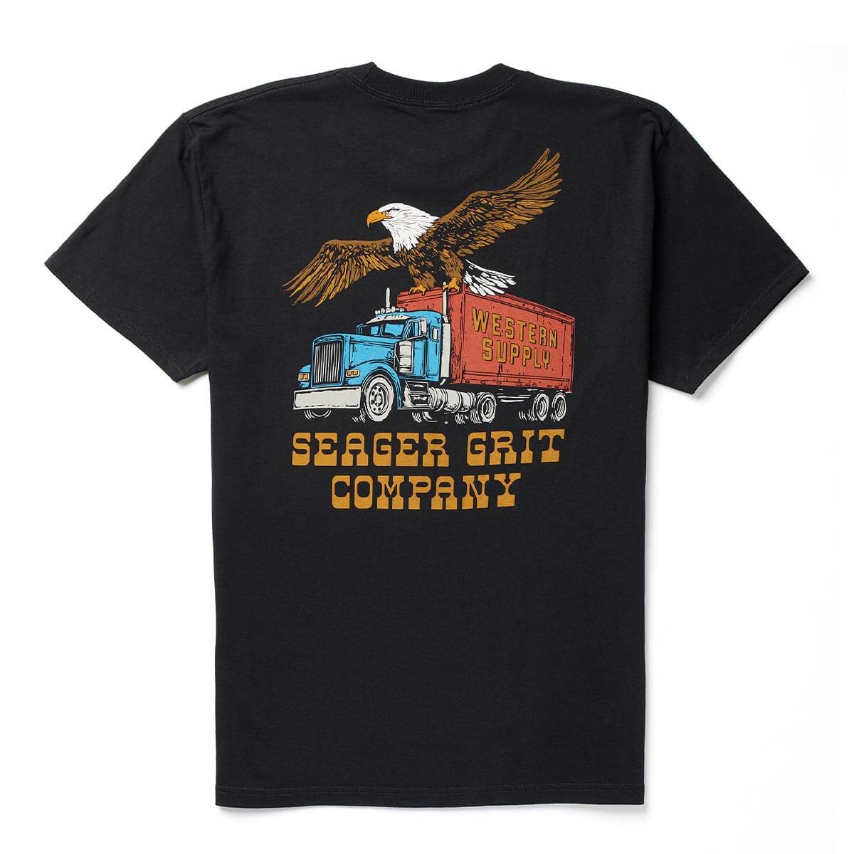 Big Rig Tee Black – Seager Co.