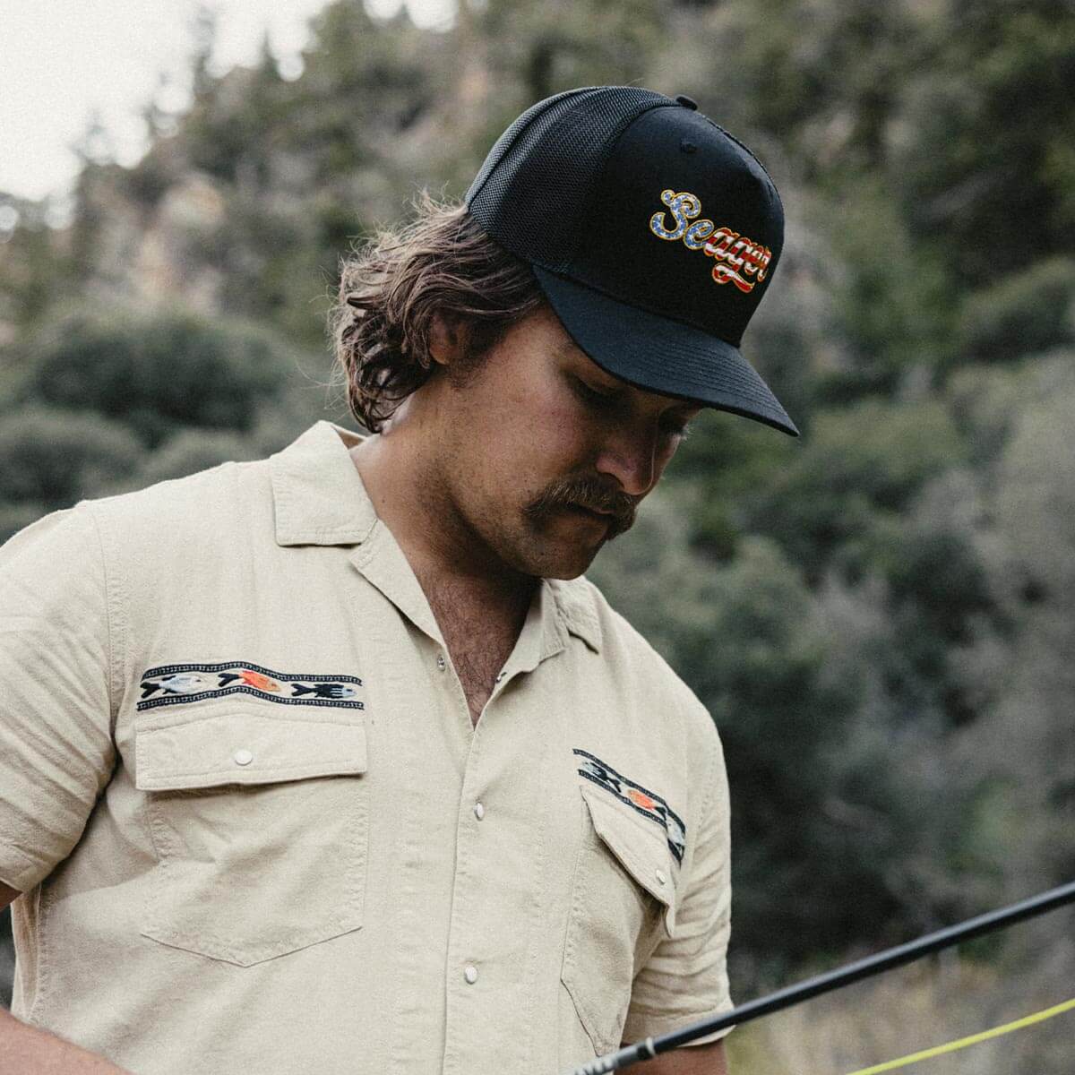 Big USA Snapback Black