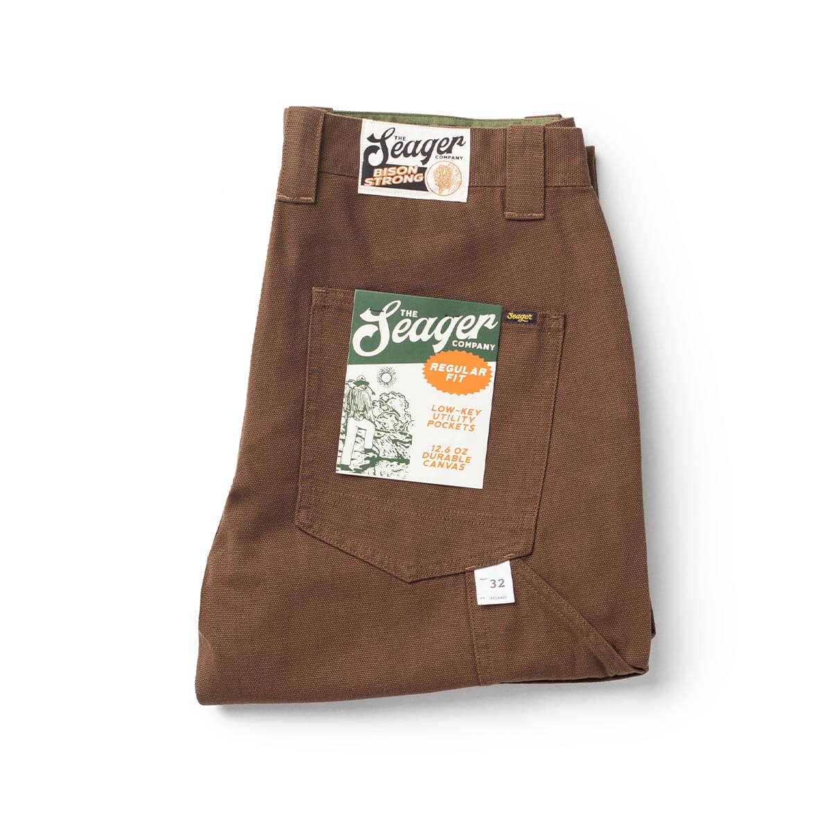 Bison Canvas Pant Tobacco