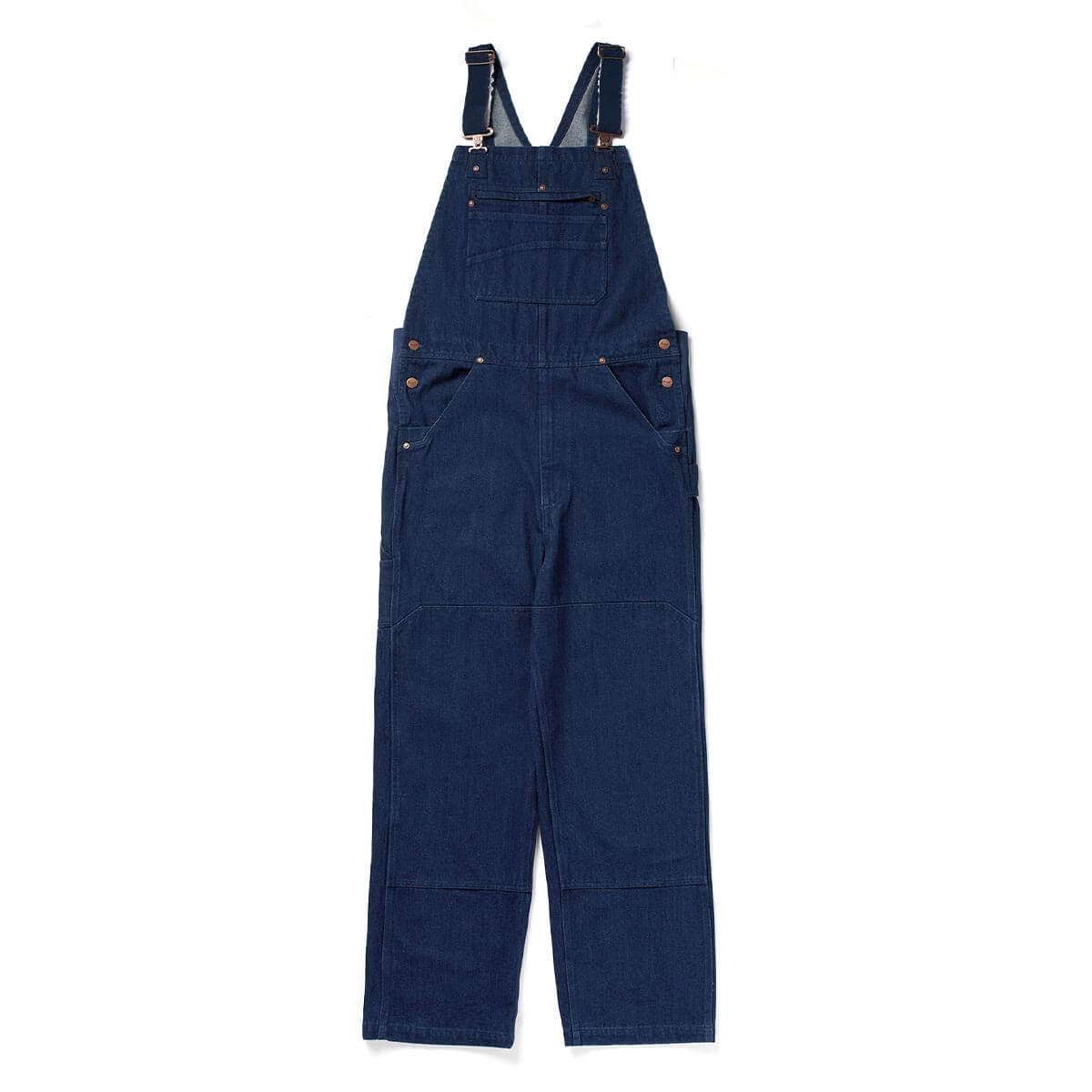 Bison Double Knee Overall Denim