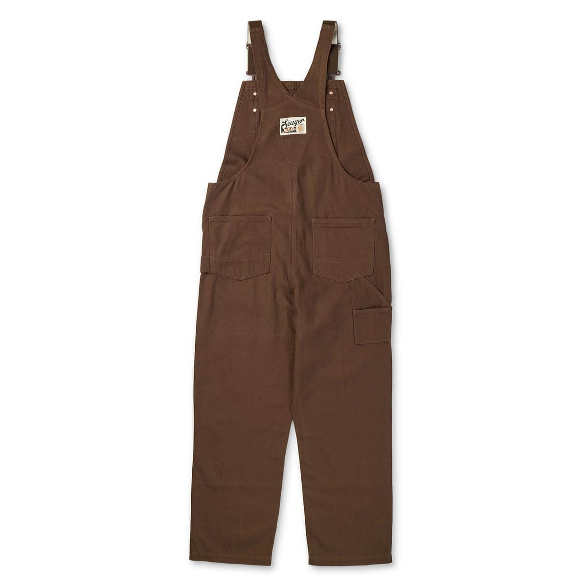 【megg】Gauze ダークブラウン キルティングベスト ノースリーブ Bison Double Knee Overall Tobacco – Seager Co.