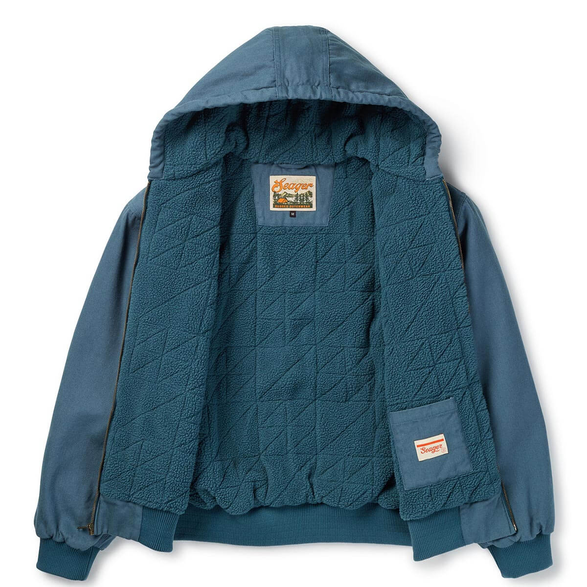 Bison Insulated Jacket Stormy Blue – Seager Co.