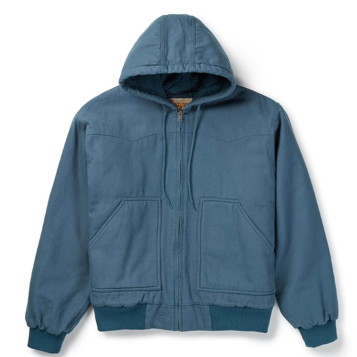 Bison Insulated Jacket Stormy Blue – Seager Co.