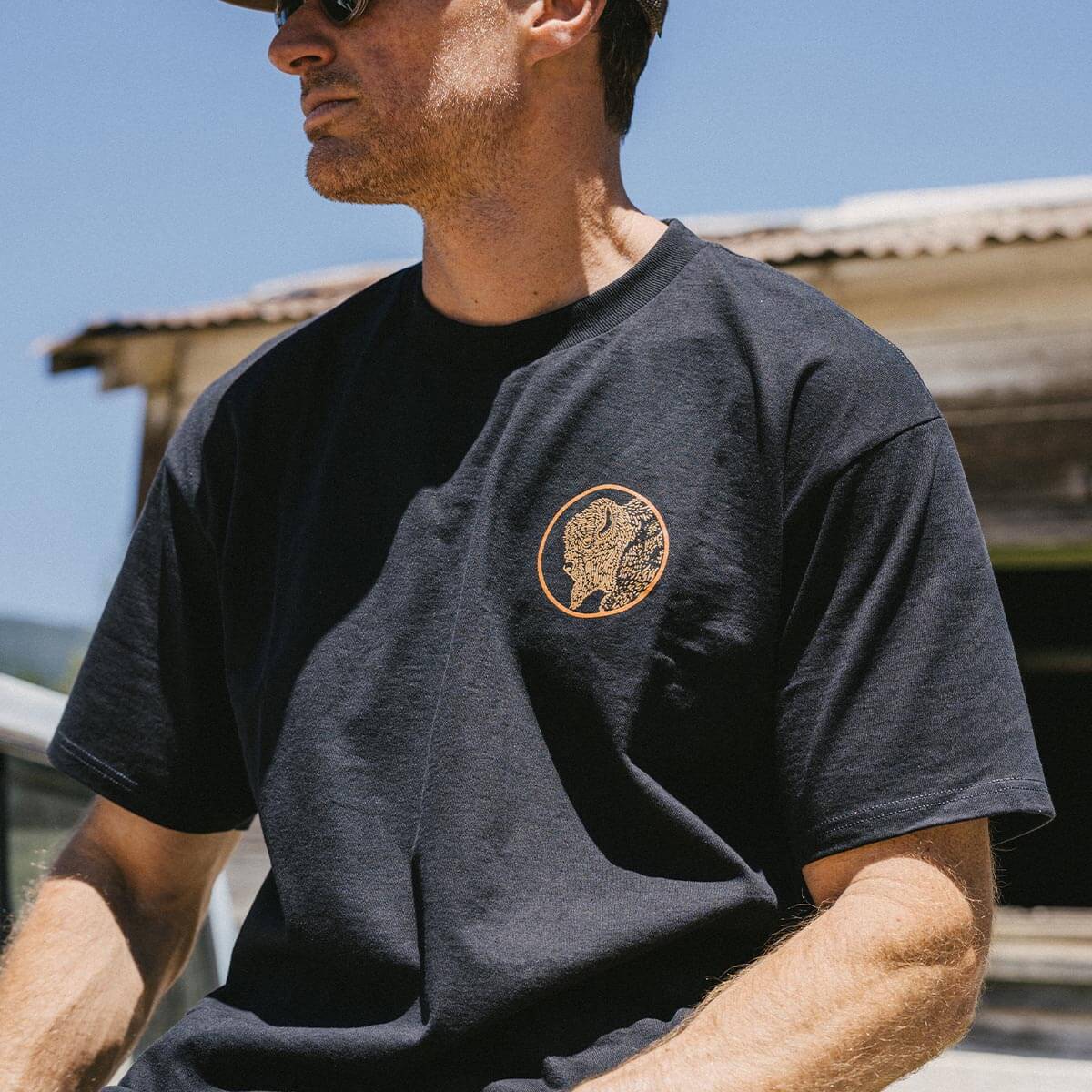 Bison Premium Tee Black