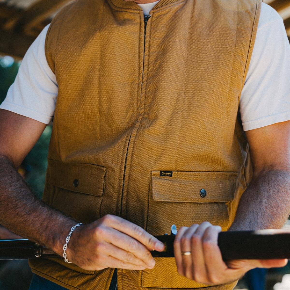 Bison Vest Bronze