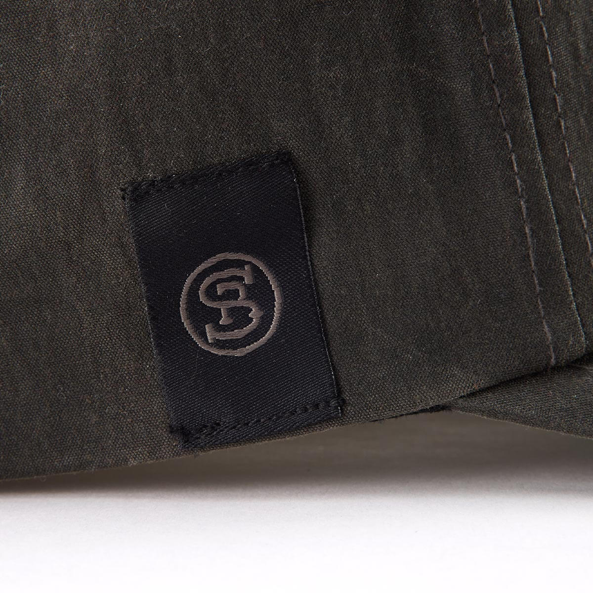 Bison Waxed Snapback Black