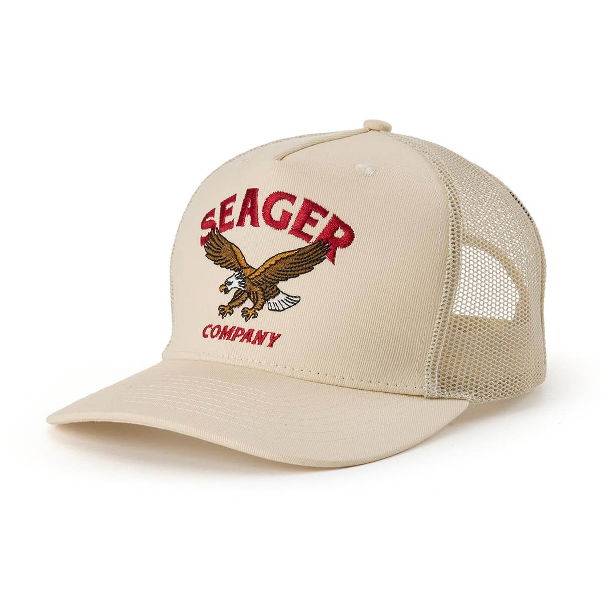 Bradley Trucker Snapback Cream