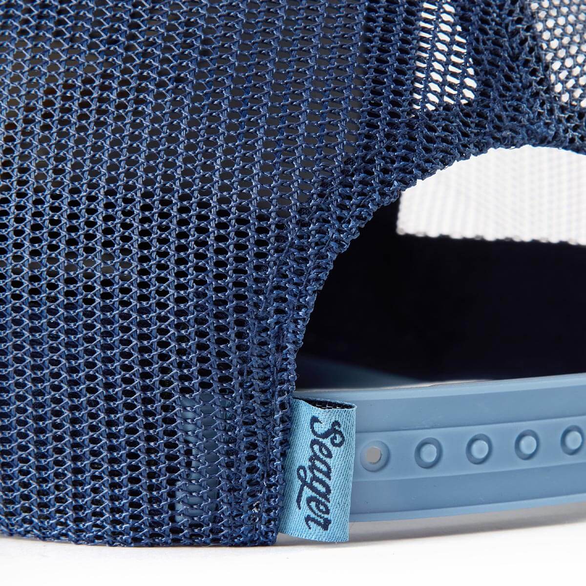 Bradley Trucker Snapback Faded Denim