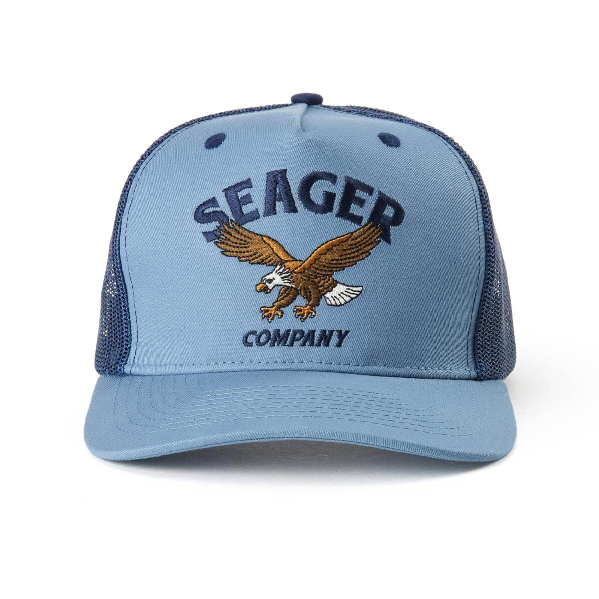 Bradley Trucker Snapback Faded Denim