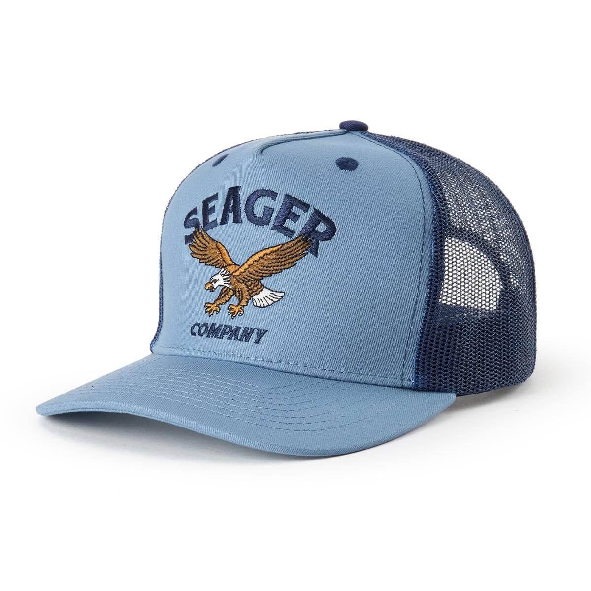 Bradley Trucker Snapback Faded Denim