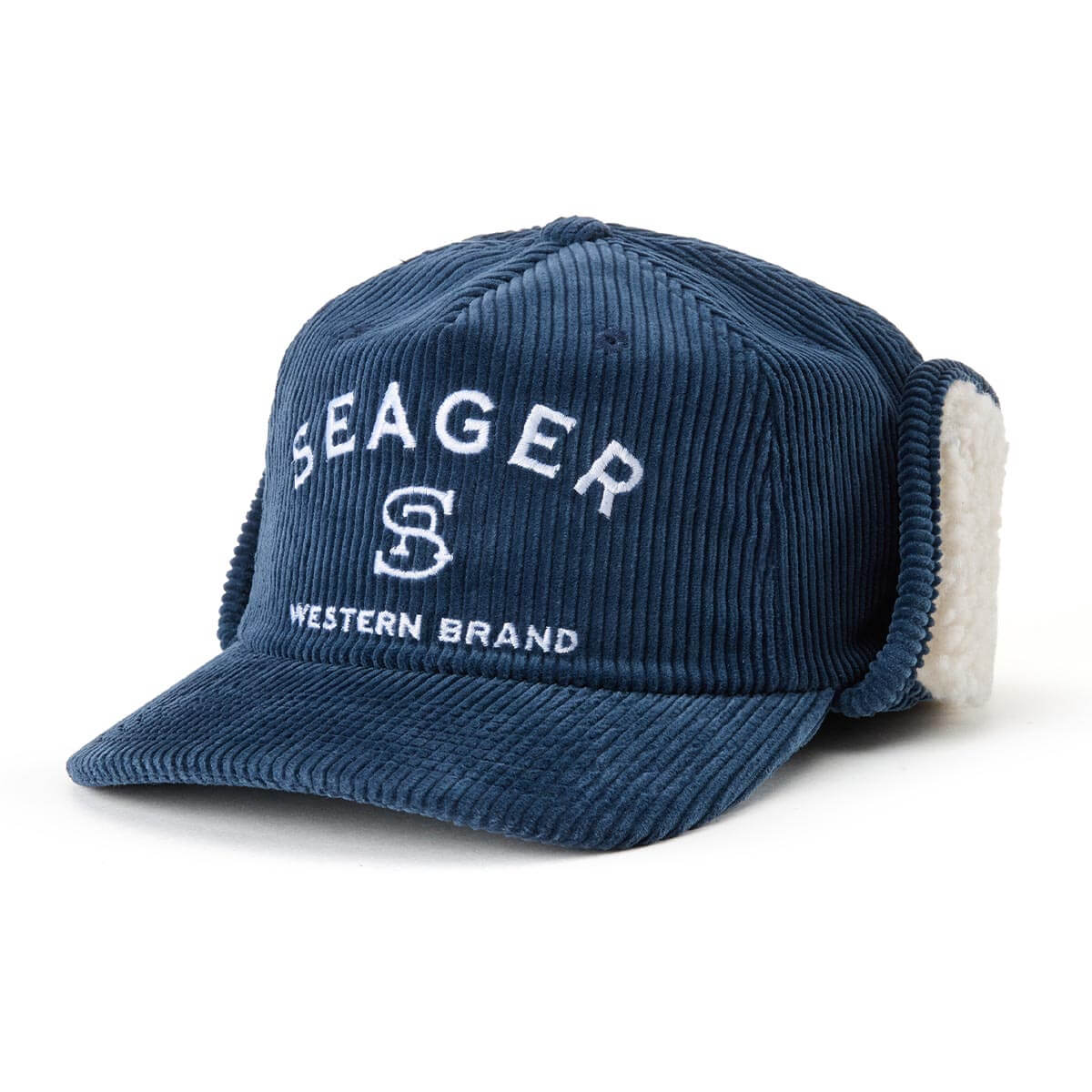 Branded Corduroy Flapjack Blue