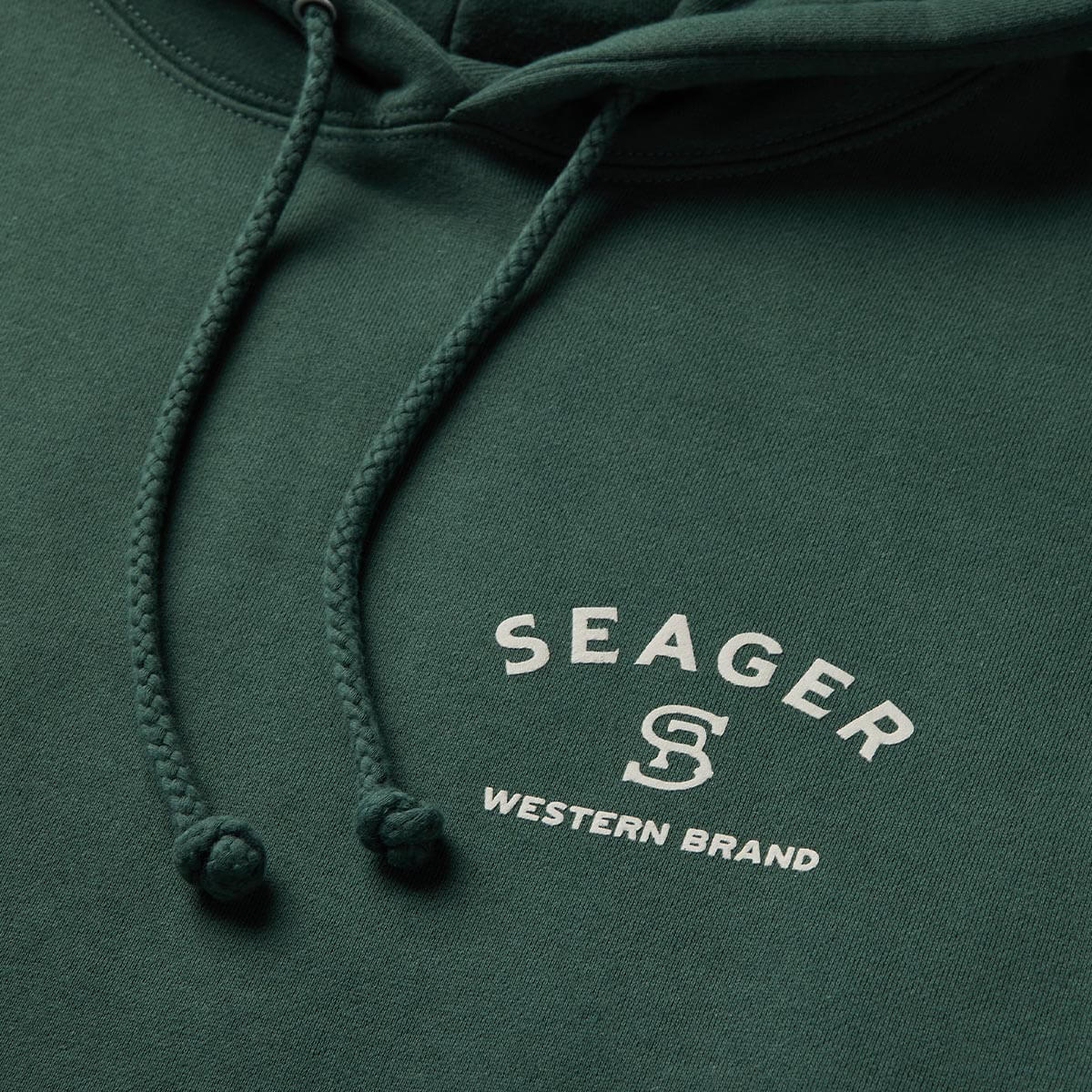 Branded Hoodie Forest Green