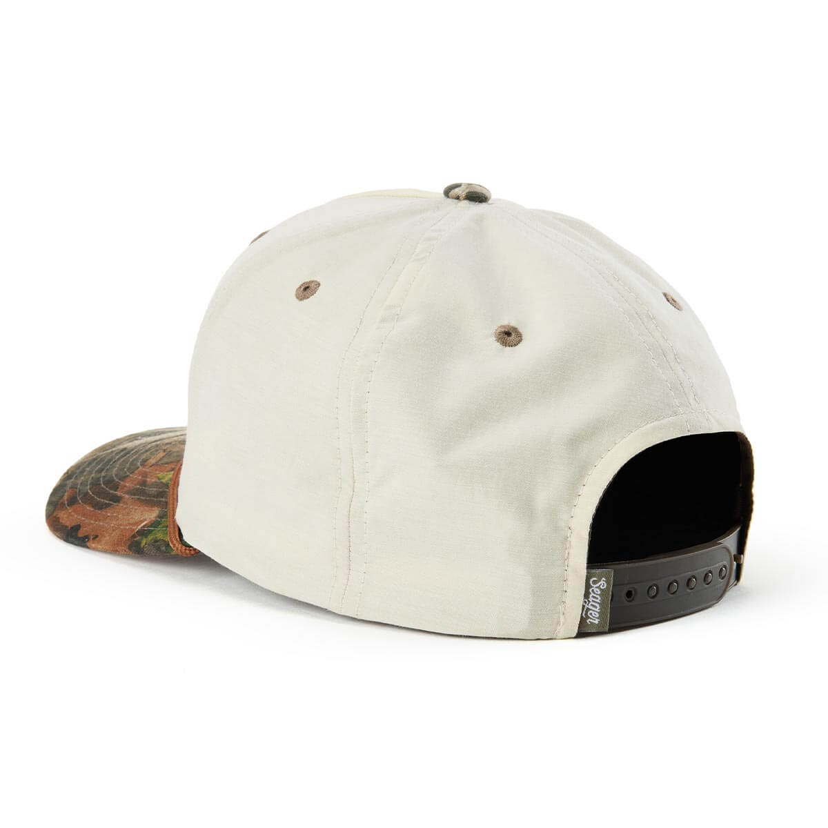Branded Snapback Cream/Camo