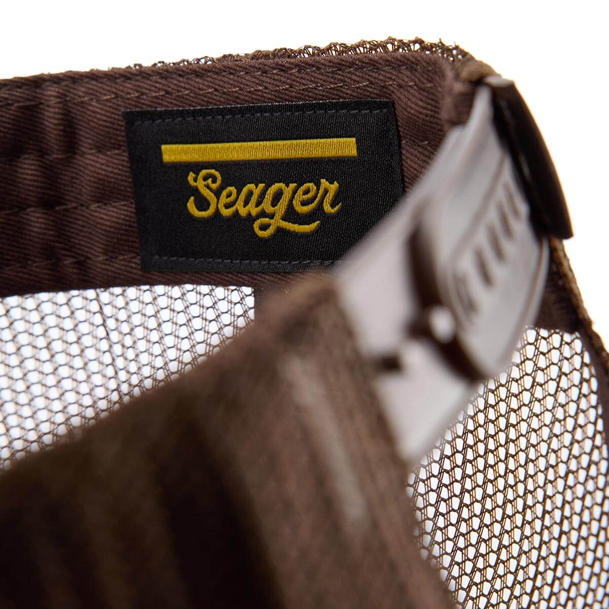 Branded Trucker Snapback Khaki