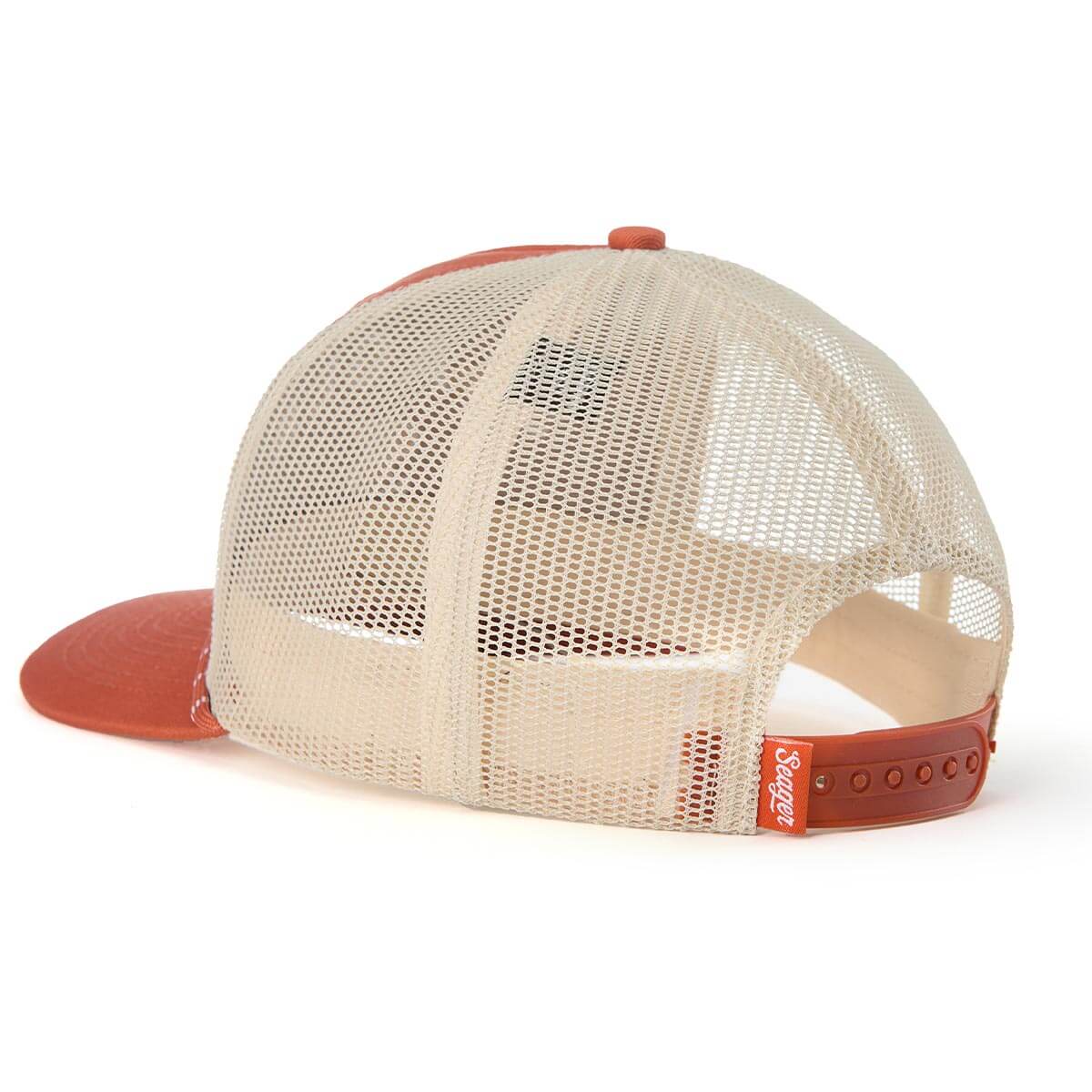 Branded Trucker Snapback Orange
