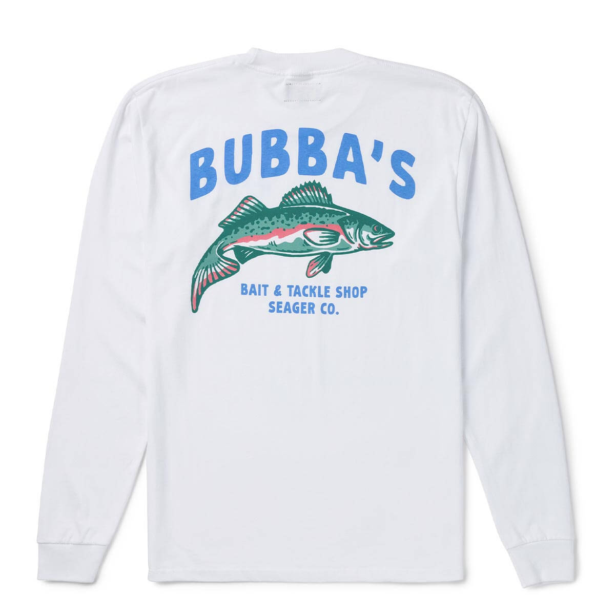 Bubba's L/S Tee White