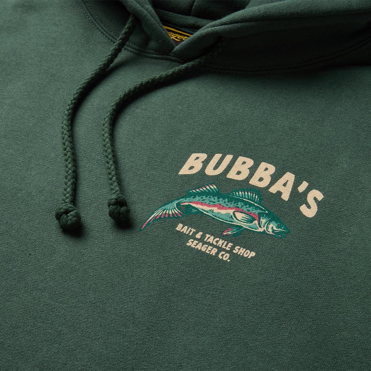 Bubba's Mid-Weight Hoodie Forest Green