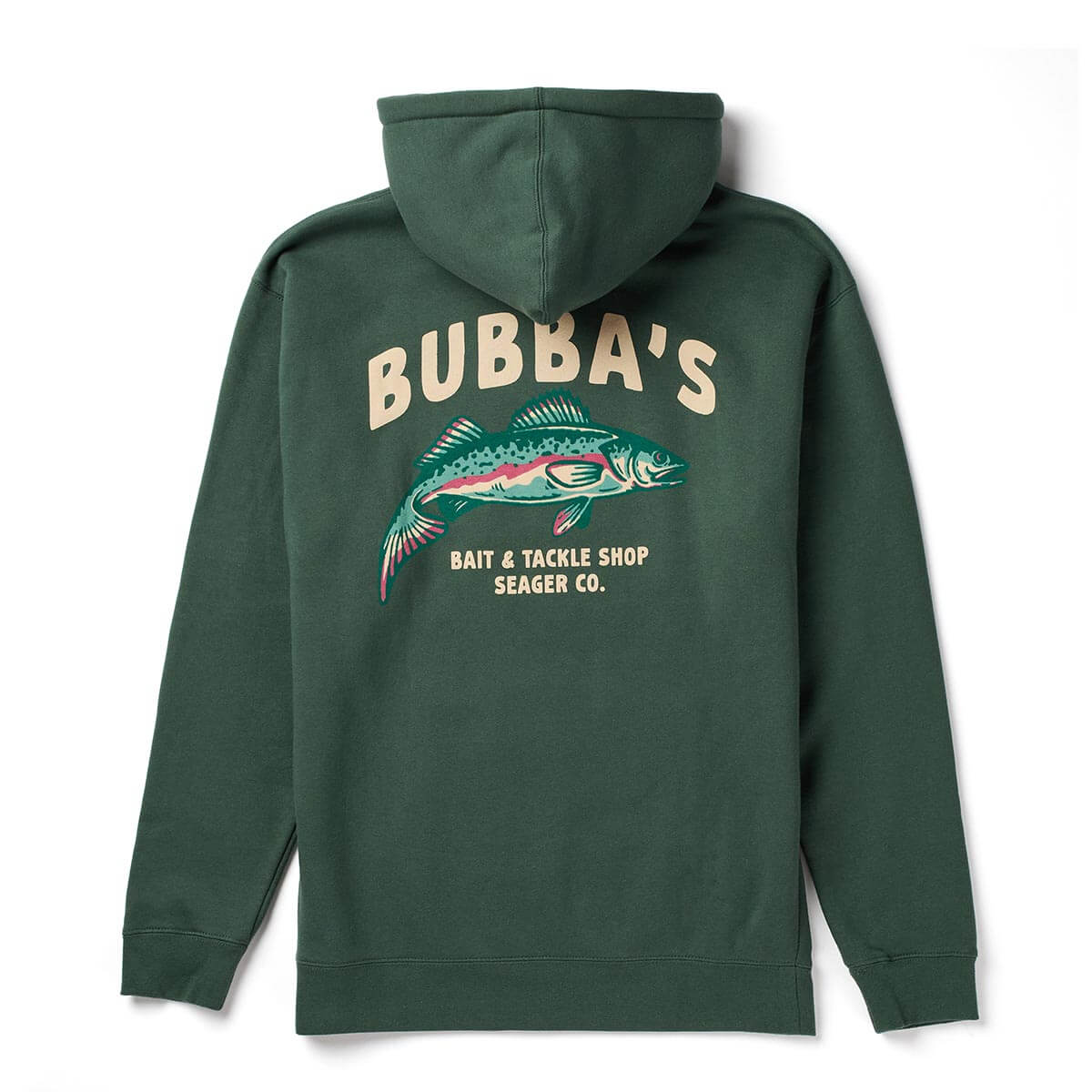 Bubba's Mid-Weight Hoodie Forest Green