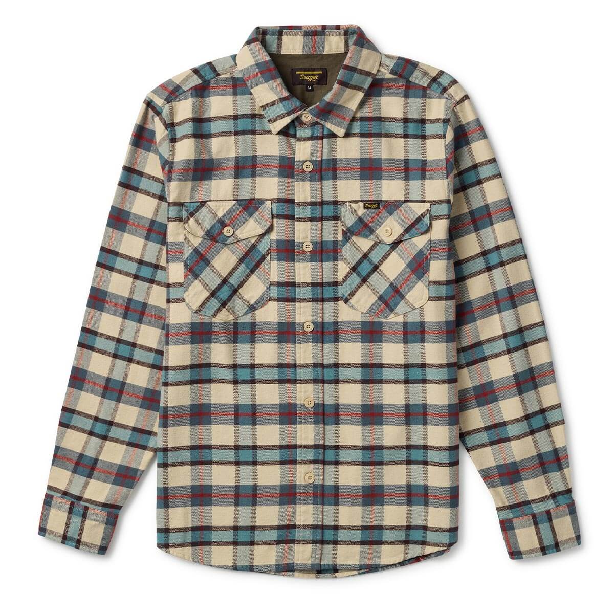 Calico Flannel Cream/Plaid – Seager Co.