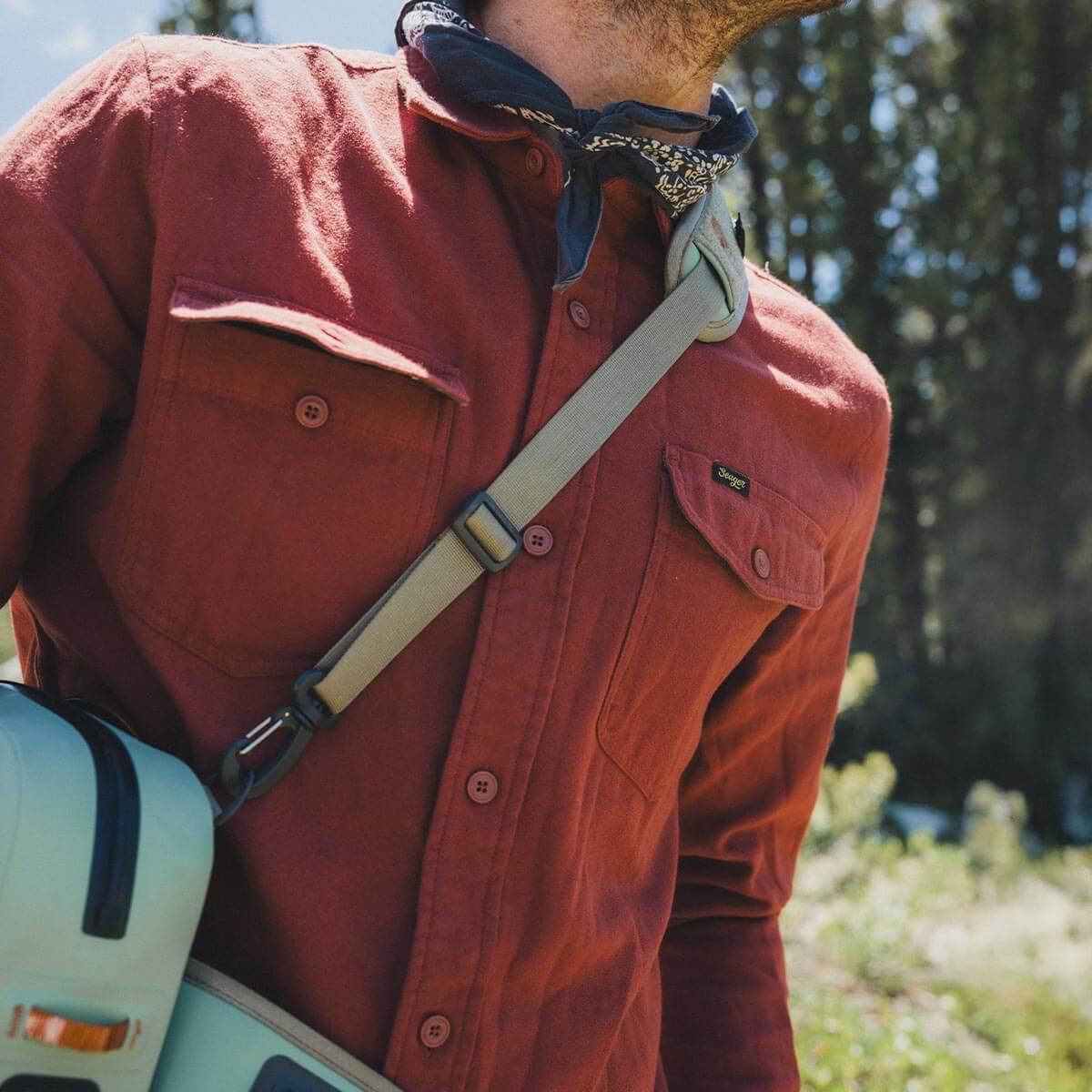 Calico Flannel Red Rock Solid