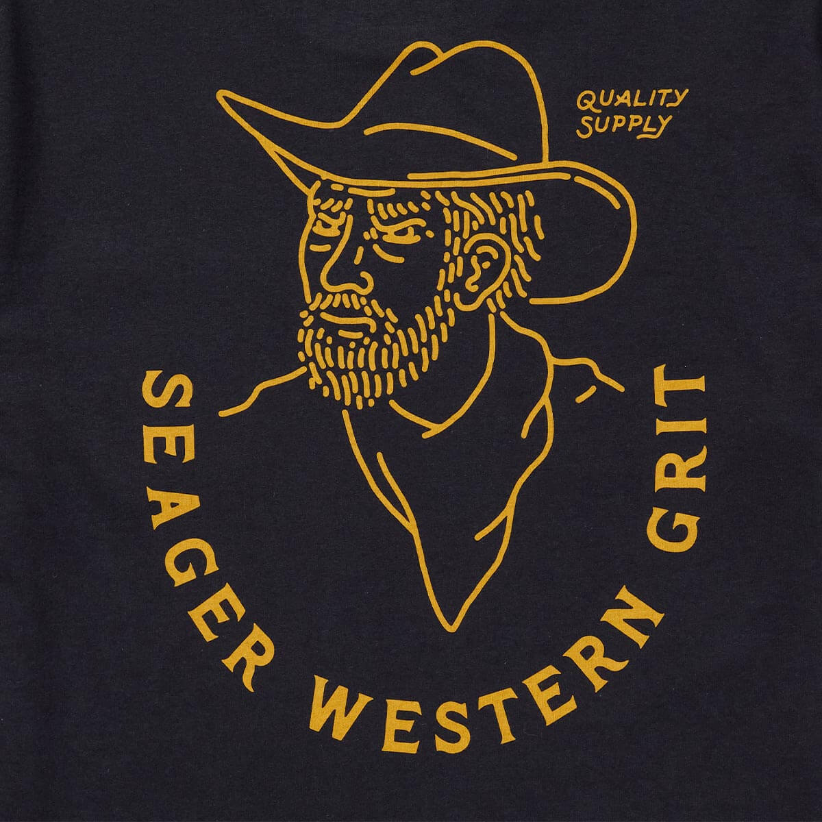 Calico Pocket Tee Black