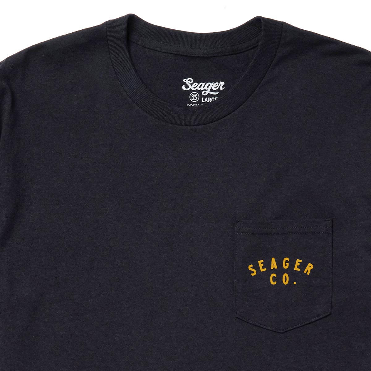 Calico Pocket Tee Black