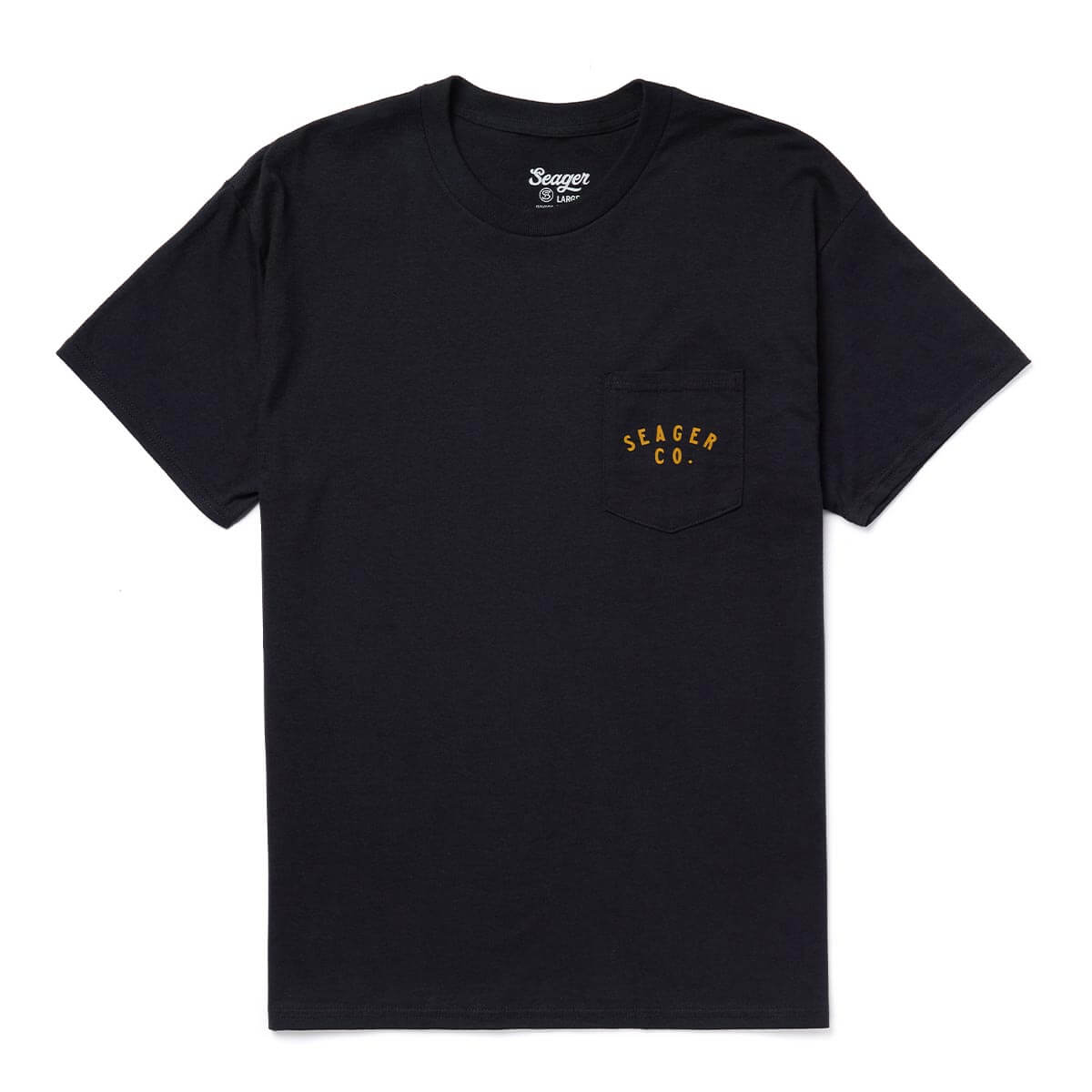 Calico Pocket Tee Black