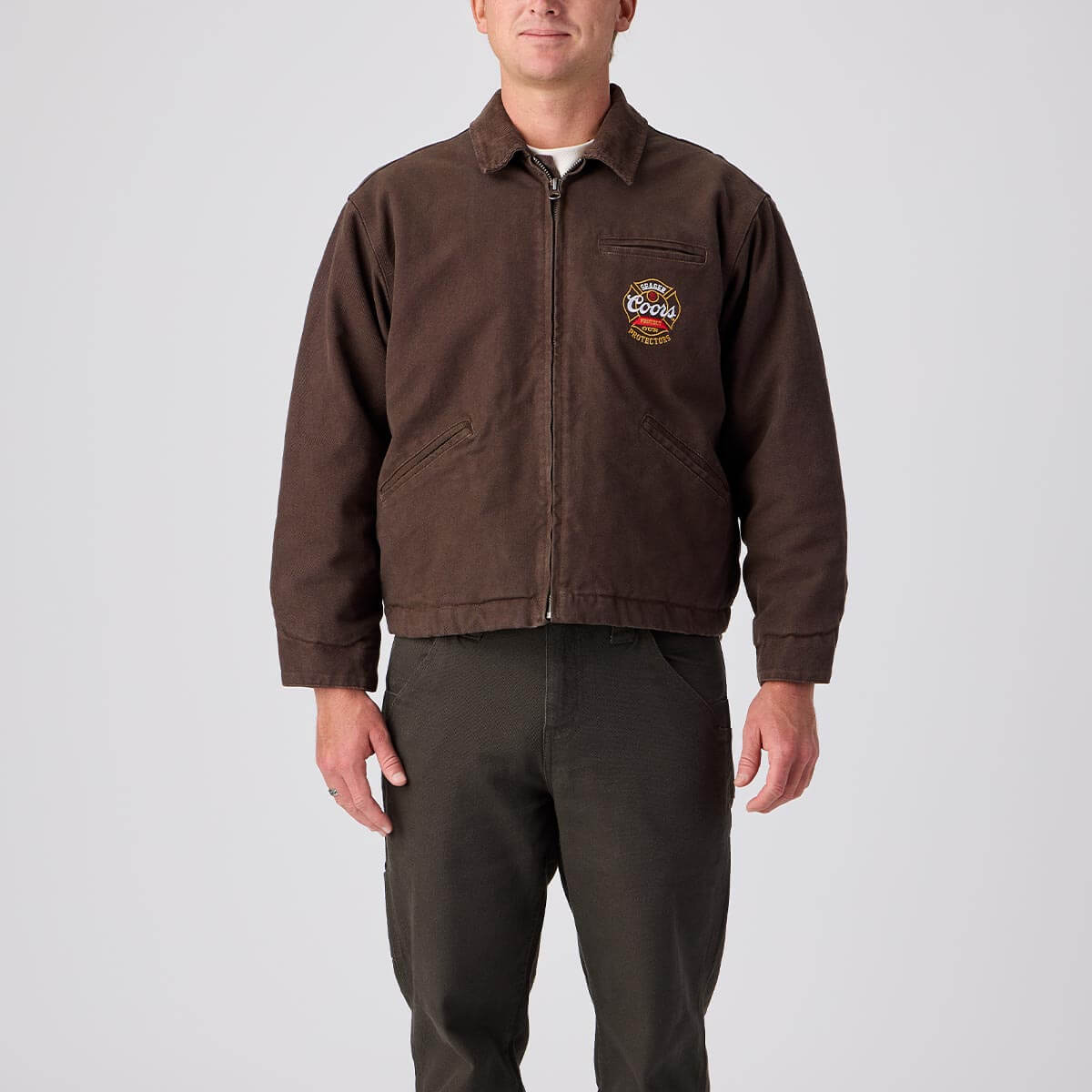 Seager x Coors Banquet Badge Ranch Jacket Brown