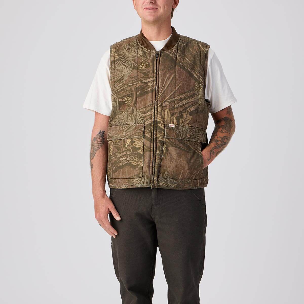 Bison Vest Seager Camo