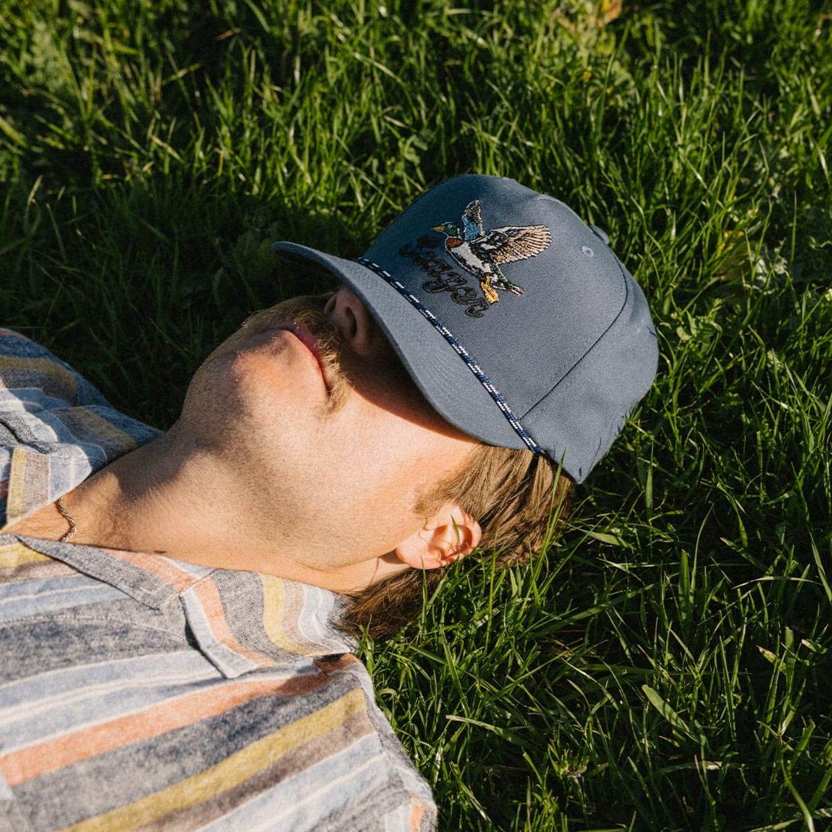 Greenhead Snapback Faded Denim