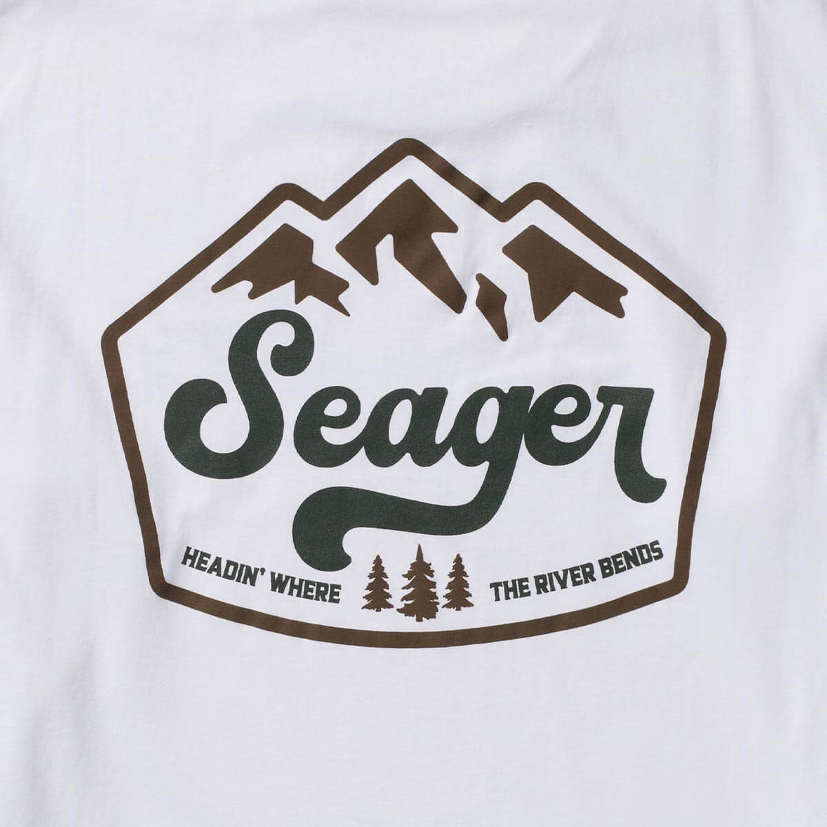 High Country L/S Tee White