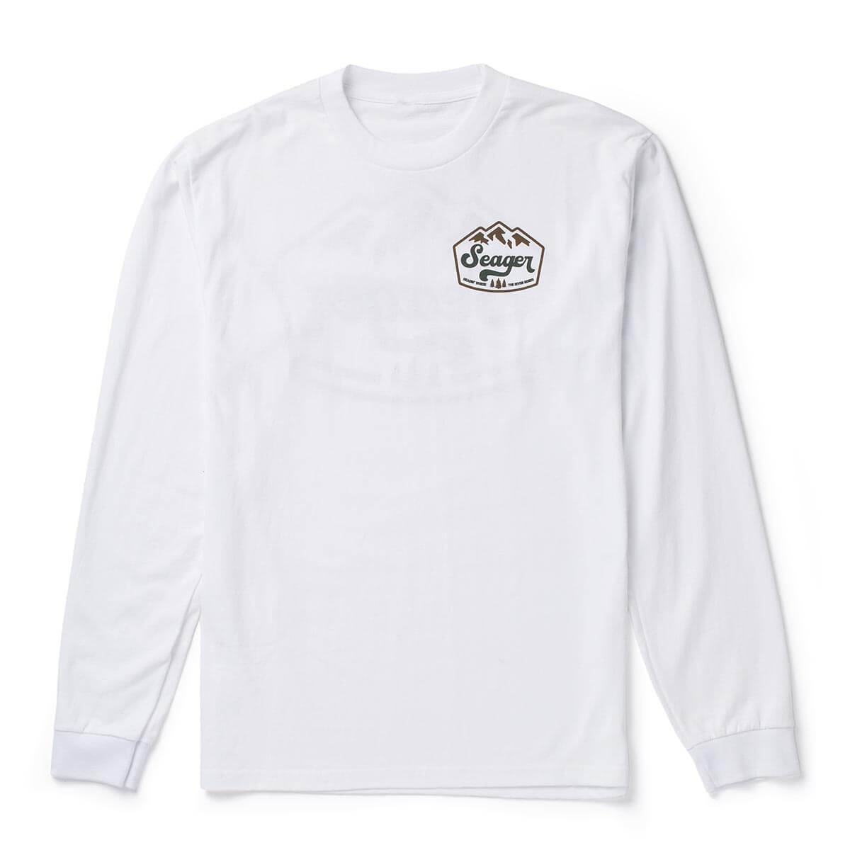 High Country L/S Tee White