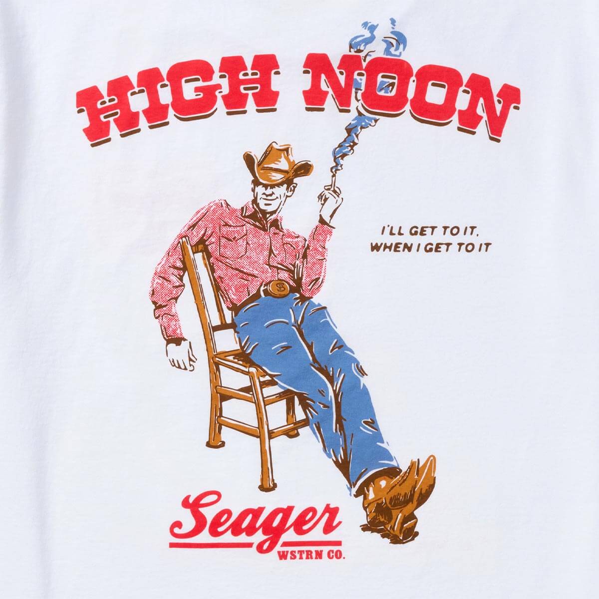 High Noon Tee White