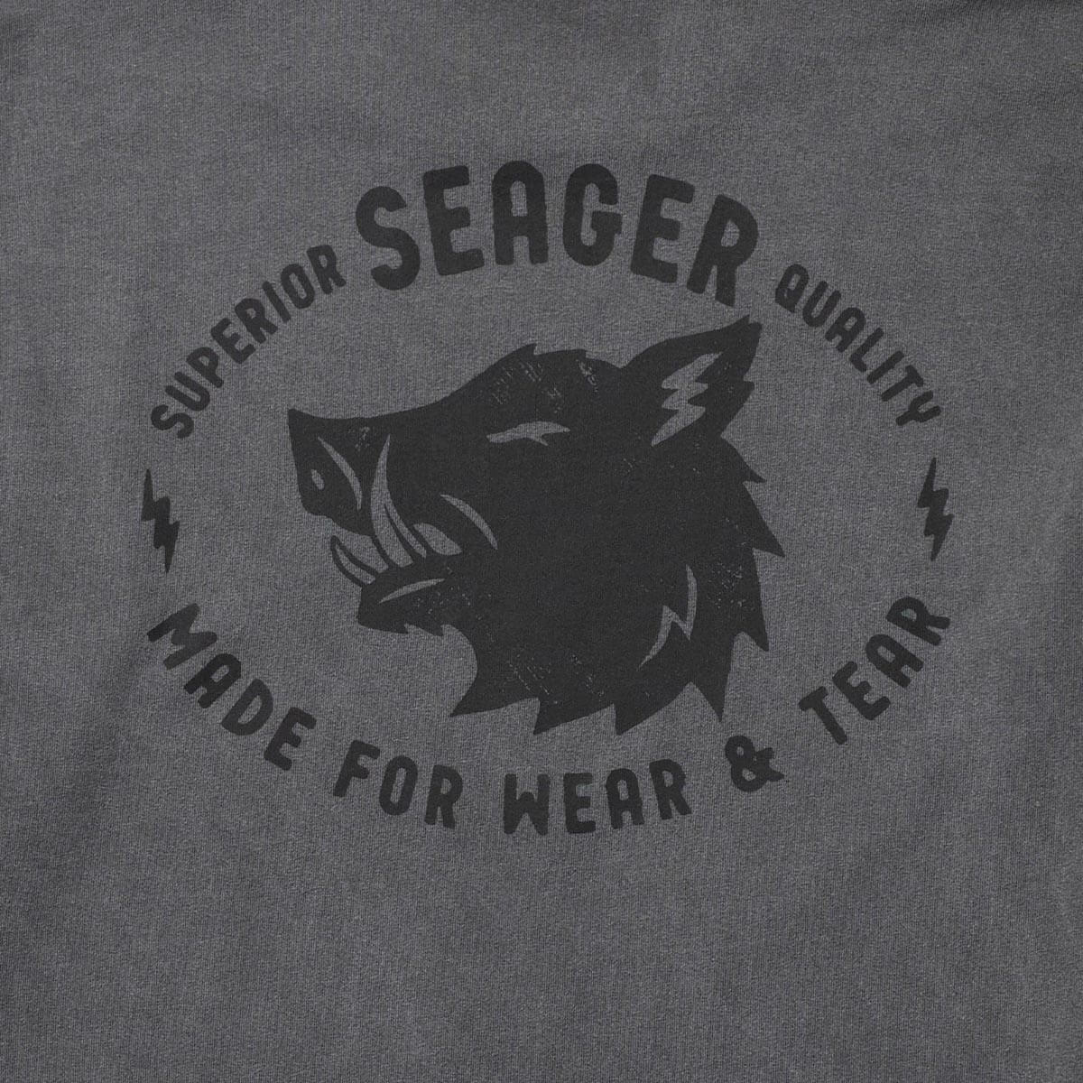 Iron Boar Premium L/S Tee Pigment Black