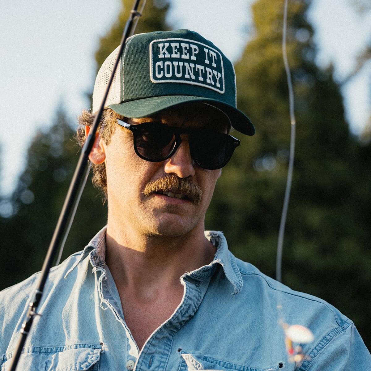 Keep It Country Trucker Snapback Forest Green