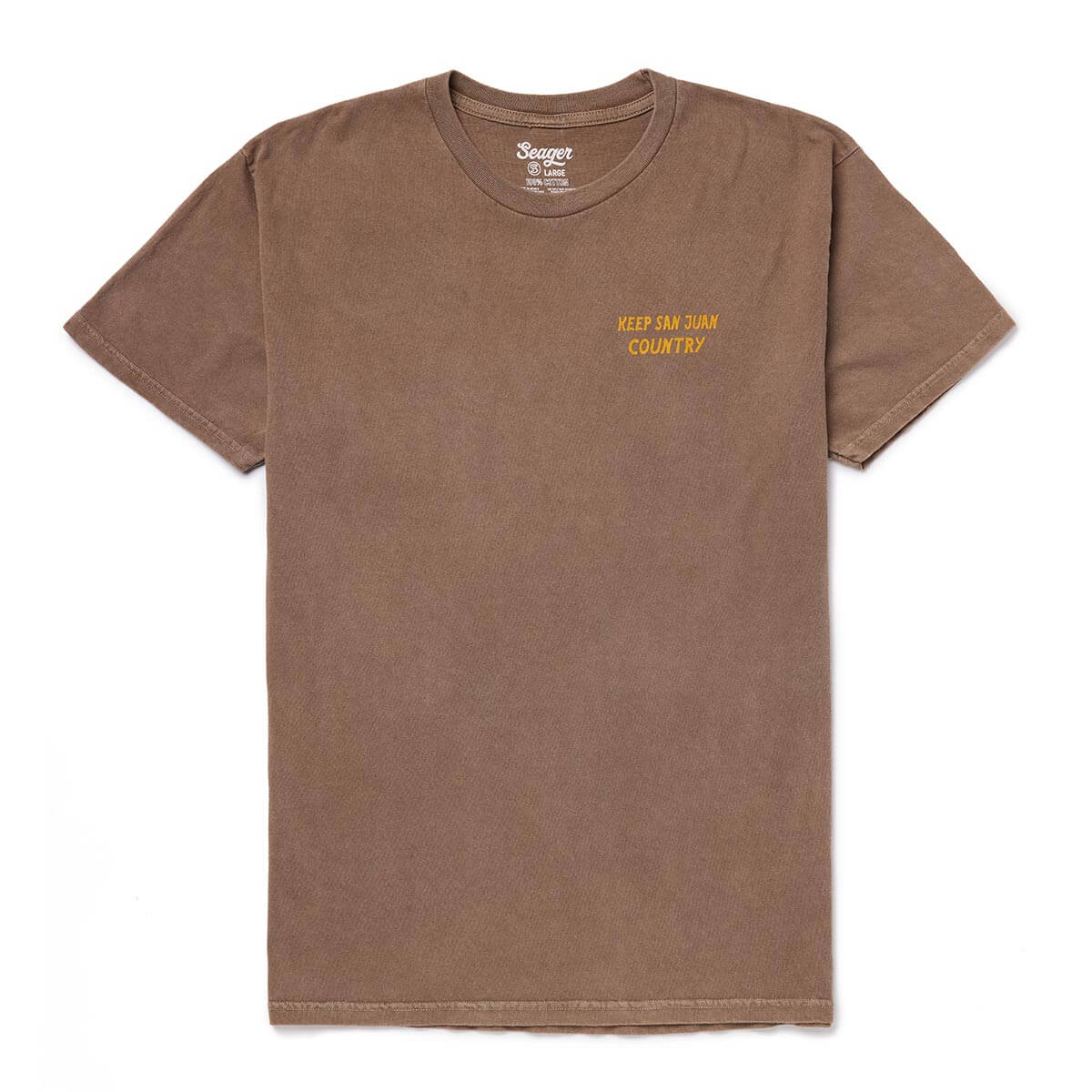 Keep SJC Country Tee Pigment Brown – Seager Co.
