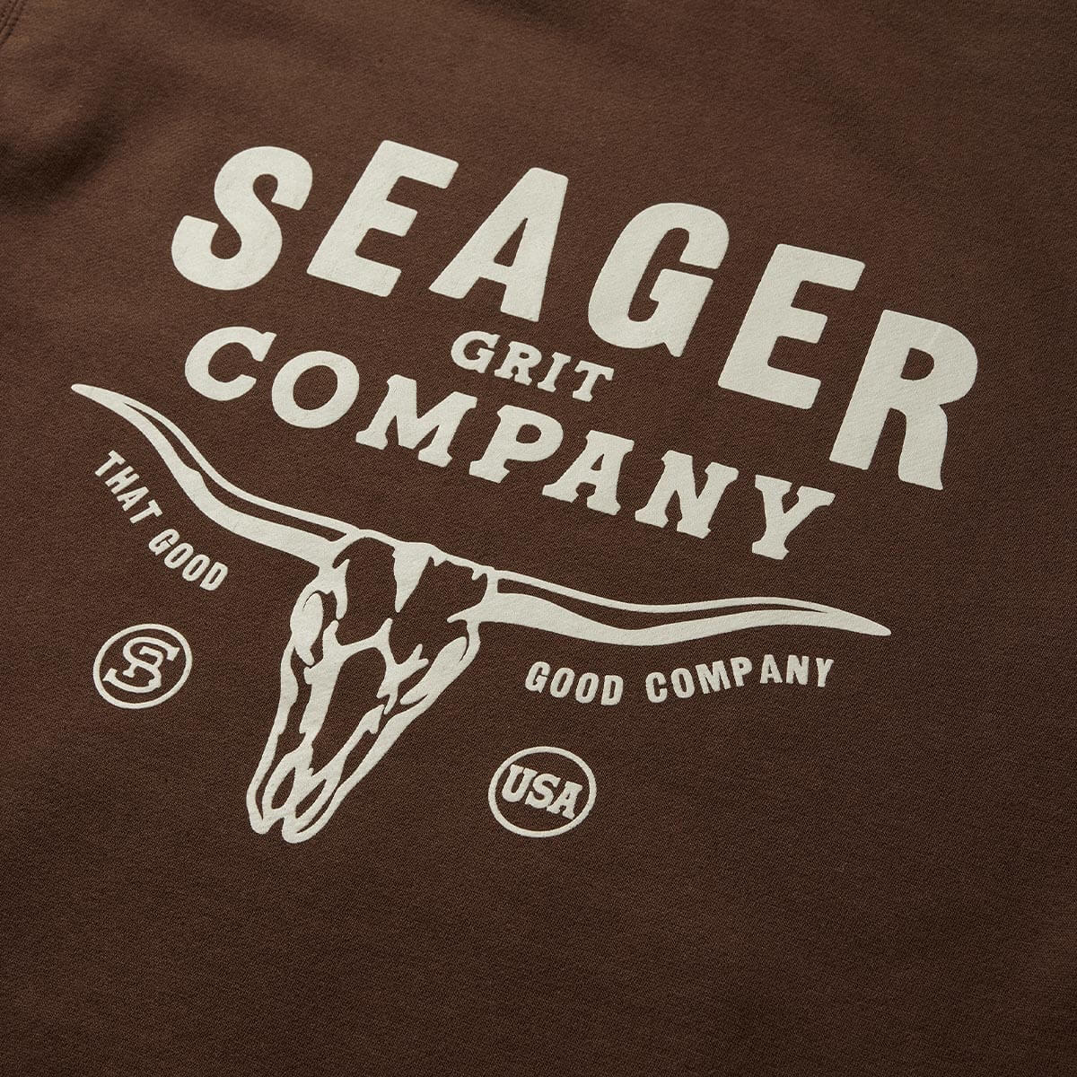 Longhorn Hoodie Brown
