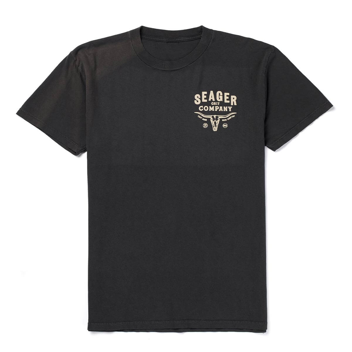 Longhorn Premium Tee Pigment Black