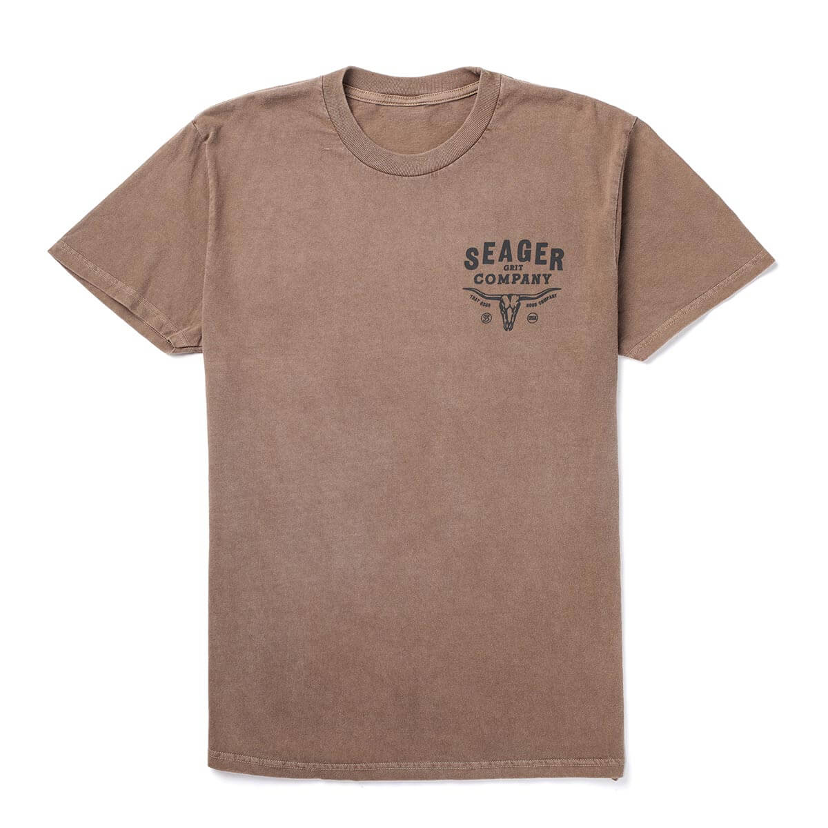 Longhorn Premium Tee Pigment Brown