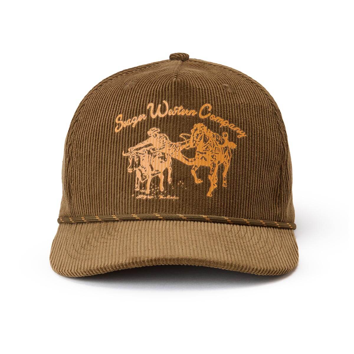 Los Rios Corduroy Snapback Brown – Seager Co.