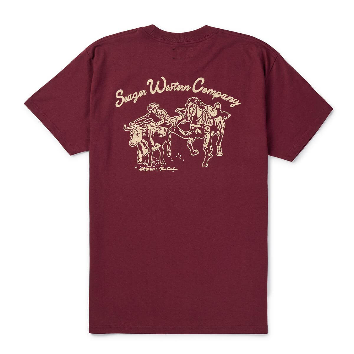 Los Rios Tee Burgundy