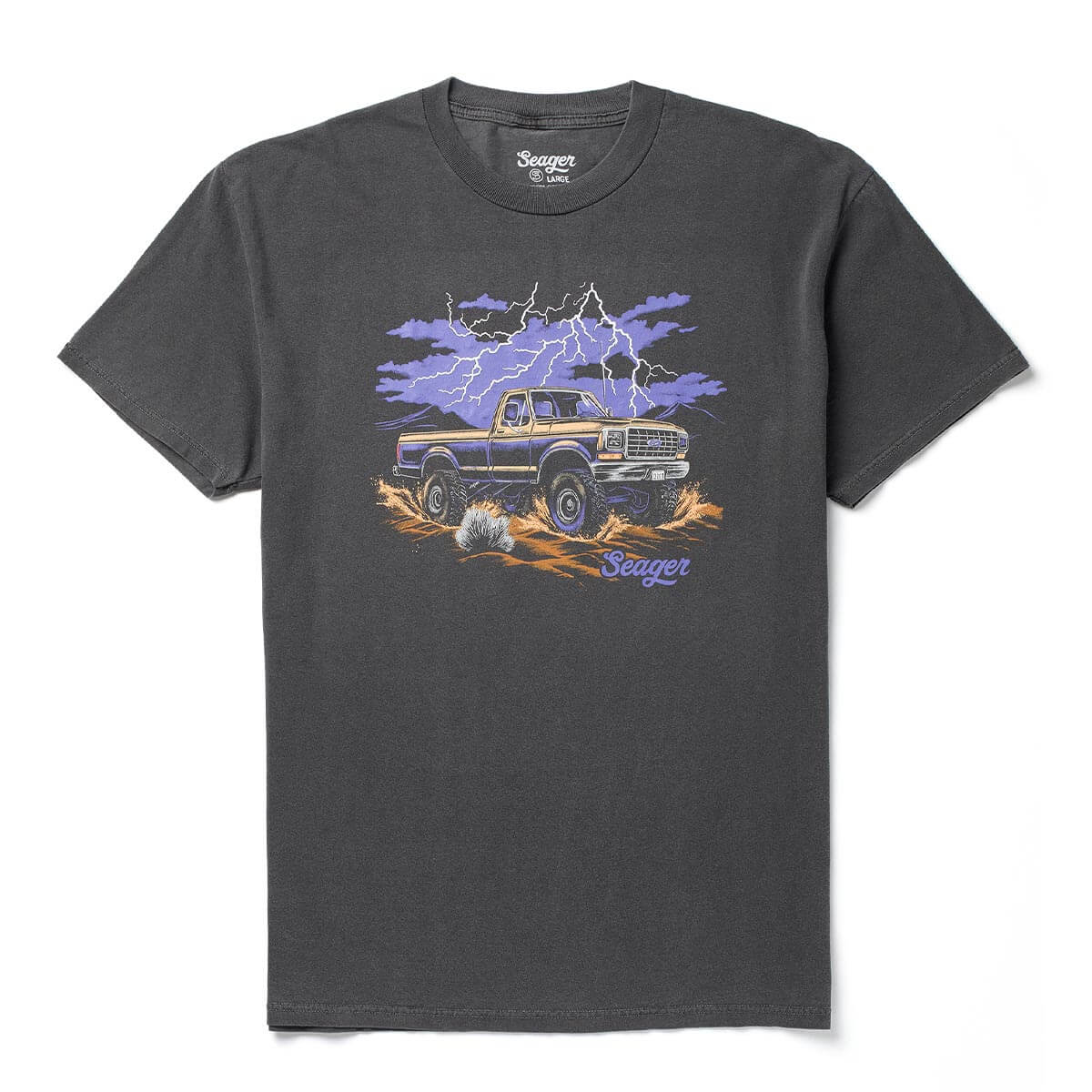 Mud Romp Premium Tee Pigment Black – Seager Co.