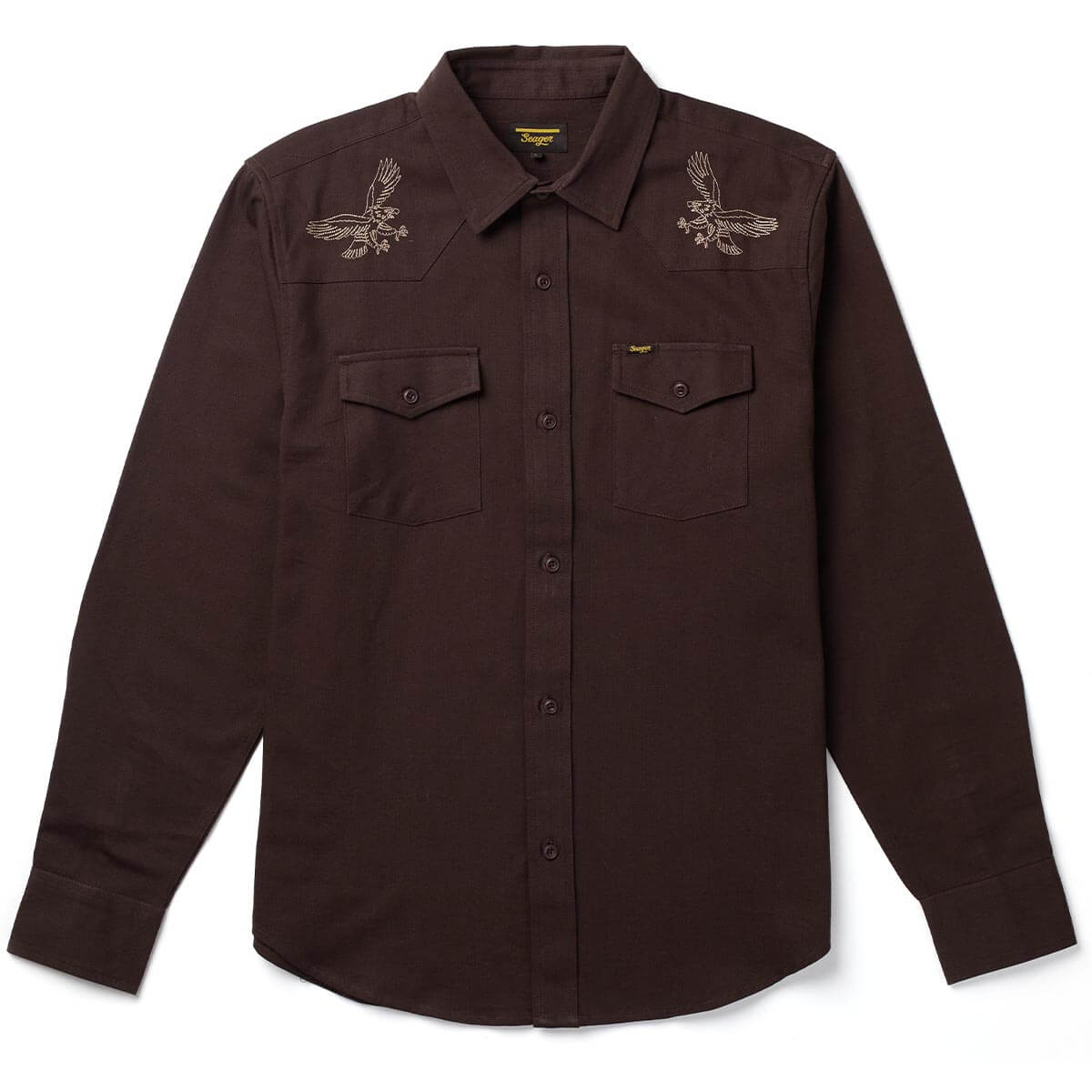 Ortega L/S Shirt Old Brown