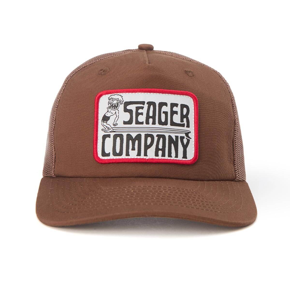 Pocket Creep Trucker Snapback Brown
