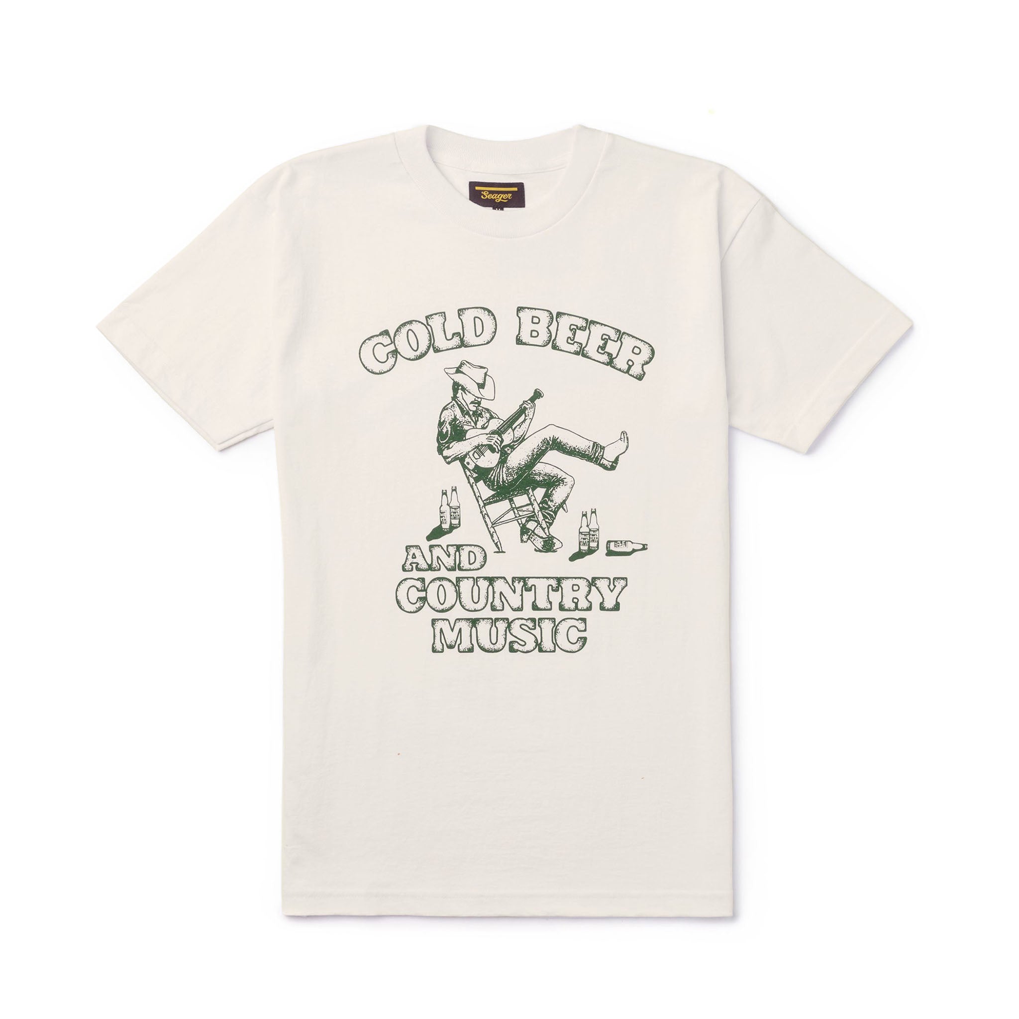 Country Music Heavyweight Tee Vintage White