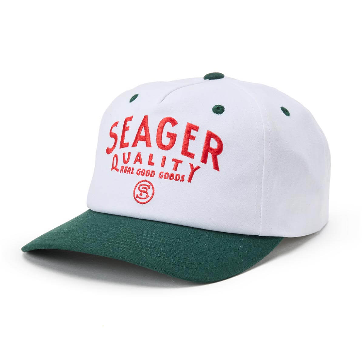 Quality Snapback White/Green